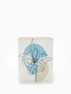 Кошелёк женский на кнопке, 10.5×2.5×8.5 см, с цветочным принтом, белый - Фото 6