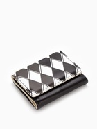 Кошелёк женский на кнопке, 10.5×2.5×8.5 см, с принтом, чёрный/белый - Фото 5