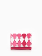 Кошелёк женский на кнопке, 10.5×2.5×8.5 см, с принтом, розовый/белый - Фото 6