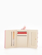 Кошелёк женский на кнопке, 10.5×2.5×8.5 см, с принтом, розовый/белый - Фото 3