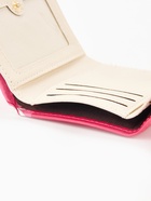 Кошелёк женский на кнопке, 10.5×2.5×8.5 см, с принтом, розовый/белый - Фото 4