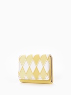 Кошелёк женский на кнопке, 10.5×2.5×8.5 см, с принтом, жёлтый/белый - Фото 8