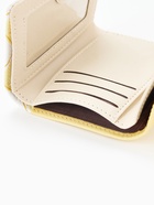 Кошелёк женский на кнопке, 10.5×2.5×8.5 см, с принтом, жёлтый/белый - Фото 4