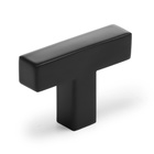 Ручка-кнопка CAPPIO SQUARE RSC008, нержавеющая сталь, цвет черный - Фото 1