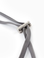 Фиксатор для шнура, двойной, d=5 мм, 9×25 мм, 5 шт., цвет серебряный - Фото 4