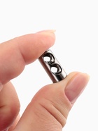 Фиксатор для шнура, двойной, d=5 мм, 9×25 мм, 5 шт., цвет чёрный никель - Фото 5