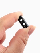 Фиксатор для шнура, двойной, d=5 мм, 9×25 мм, 5 шт., чёрный - Фото 5