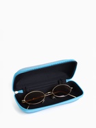 Футляр для очков на молнии, размер 16×6×7 см, голубой - Фото 2