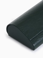 Футляр для очков на магните, однотонный, размер 16×6.5×3 см, тёмно-зелёный - Фото 3