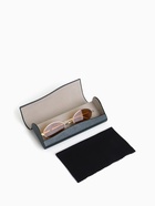 Футляр для очков на магните, однотонный, размер 16×6.5×3 см, тёмно-зелёный - Фото 2