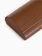 Футляр для очков на магните, однотонный, размер 16×6.5×3 см, коричневый - Фото 3