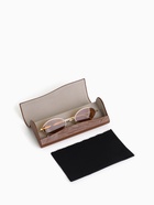 Футляр для очков на магните, однотонный, размер 16×6.5×3 см, коричневый - Фото 2