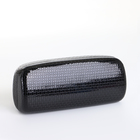 Футляр для очков на хлопушке, однотонный, размер 15×6×3.5 см, чёрный - Фото 1