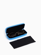 Футляр для очков на хлопушке, однотонный, размер 15×6×3.5 см, голубой - Фото 2