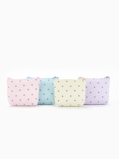Монетница на молнии, 11.5×3×8.5 см, МИКС