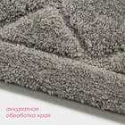 Коврик Доляна «Шамбор», 40×60 см, серый - Фото 4