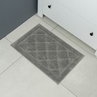 Коврик Доляна «Шамбор», 40×60 см, серый - Фото 2