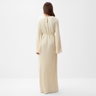 Платье женское MIST Classic collection, макси, размер 44-46, бежевое 10680484 - фото 16113465