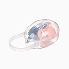 Соска - пустышка силиконовая классическая M&B, от 0 мес., 2 шт., в футляре - фото 27117246