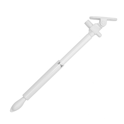 Газовый лифт ТУНДРА GG100WH, 100N, с доводчиком, белый, 2 шт. TMP