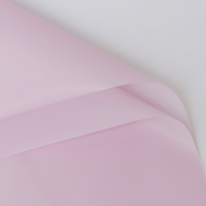 Пленка для цветов матовая,«Тишью», 20 микрон, 57×57 см, сиреневый - Фото 1