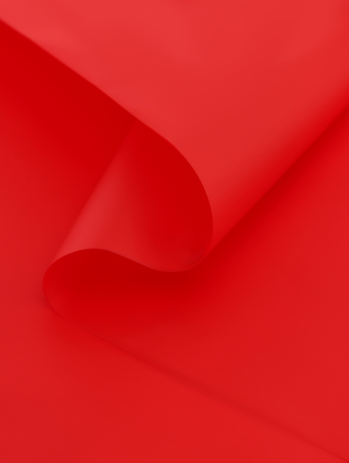 Пленка для цветов матовая,«Тишью», 20 микрон, 57×57 см, красный - Фото 1