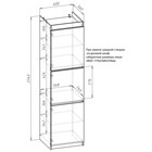 Шкаф – пенал «Оливия», 600×560×2240 мм, цвет крафт золотой - Фото 2