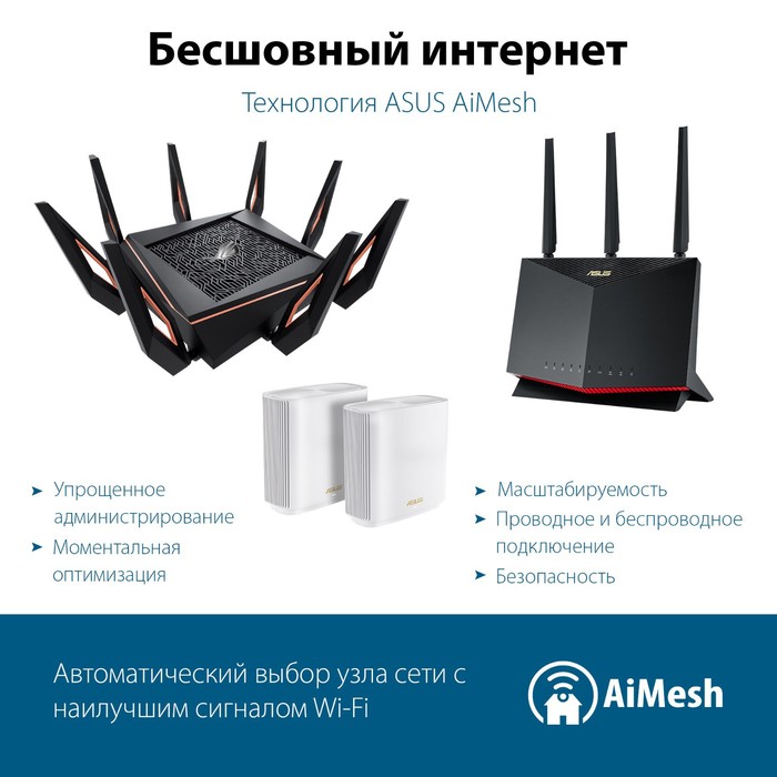 Роутер беспроводной Asus RT-AX86S AX5700, 1000 Мбит/с, 4G ready, 4 порта, чёрный - фото 51654084