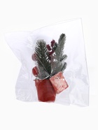 Новогодняя композиция на стол «Зимнее волшебство. Яркий праздник» в горшке, пластик, хвоя, ягодки, 20×7 см - Фото 7