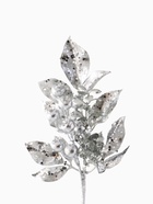 Новогодняя ветка декоративная «Зимнее волшебство. Грация», пластик, веточка ягоды, 30×12 см, серебро - Фото 6