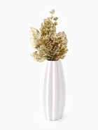 Еловая ветка декоративная «Зимнее волшебство. Грация», пластик, резные листья, 33?17 см, золото (комплект 2 шт) - фото 60150586