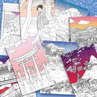 Раскраска Японская «Погрузись в зимнюю сказку», 25 картинок - Фото 5