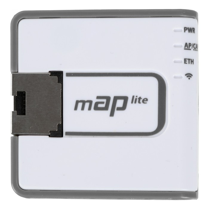 Точка доступа MikroTik mAP lite (RBMAPL-2ND) N300 10/100BASE-TX белый - фото 51654116