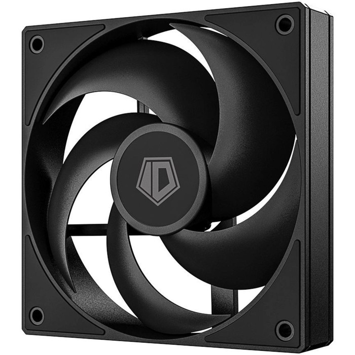 Вентилятор ID-Cooling AS-120-K 120x120x25mm черный 4-pin 14-30dB 170gr Ret - фото 51654127