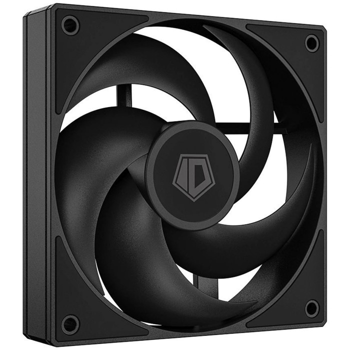 Вентилятор ID-Cooling AS-120-K 120x120x25mm черный 4-pin 14-30dB 170gr Ret - фото 51654128