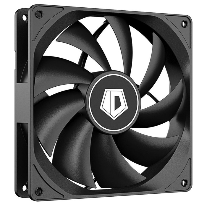 Вентилятор ID-Cooling FL-12025K 120x120mm черный 3-pin 21dB 145gr Ret - фото 51654134