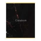 Комплект тетрадей из 4 штук, 96 листов в клетку Calligrata "Мрамор тёмный", картонная обложка, глянцевая ламинация, блок офсет - фото 25550343