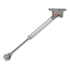 Газлифт 60N CAPPIO, доводчик, бесшумное открывание/закрывание, серый, 2 шт. 10771936