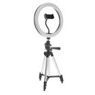 Светодиодная кольцевая лампа на штативе Luazon SNP099, 10" (26 см), 10 Вт, штатив 34-108 см - Фото 2