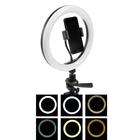 Светодиодная кольцевая лампа на штативе Luazon SNP099, 10" (26 см), 10 Вт, штатив 34-108 см - Фото 5