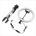 Светодиодная кольцевая лампа на штативе Luazon SNP099, 10" (26 см), 10 Вт, штатив 34-108 см - Фото 9