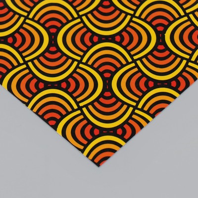 Бумага для скрапбукинга "Летняя волна" плотность 180 гр набор 10 шт 15,5х17 см