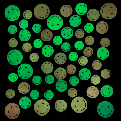 Набор интерьерного светящегося декора на стену TAKE IT EASY «Улыбка», 60 шт.