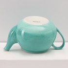 УЦЕНКА Сервиз фарфоровый чайный Доляна «Млечный путь», 15 предметов: 6 чашек 220 мл, 6 блюдец d=13.5 см, молочник 300 мл, сахарница 350 мл, чайник 1000 мл, цвет бирюзовый - Фото 9