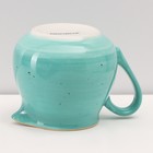 УЦЕНКА Сервиз фарфоровый чайный Доляна «Млечный путь», 15 предметов: 6 чашек 220 мл, 6 блюдец d=13.5 см, молочник 300 мл, сахарница 350 мл, чайник 1000 мл, цвет бирюзовый - Фото 10