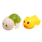 Игрушки для купания в ванне «Заводные игрушки: Утёнок и черепашка», набор 2 шт., МИКС - Фото 11