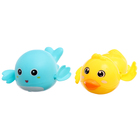 Игрушки для купания в ванне «Заводные игрушки: Утёнок и кит», набор 2 шт., МИКС - Фото 11