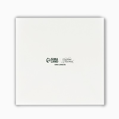 Коробка под 4 конфеты новогодняя с ячейками «Еловый аромат», 10×10×3 см