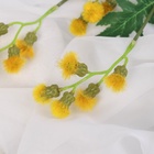 Цветы искусственные "Мимоза садовая люкс" 60 см, жёлтый - фото 809122251