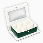 Коробка под 6 конфет с ячейками «Счастливого Нового года!» 14.5 х 9.5 х 3.5 см - фото 113938461